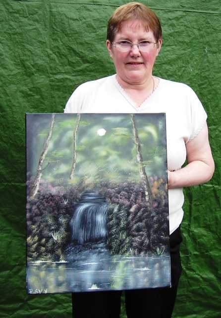 art class in shropshire with artist diane jennings